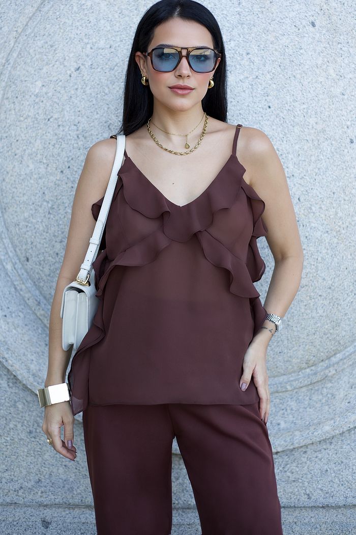 Regata Alça Jabot -Milalai