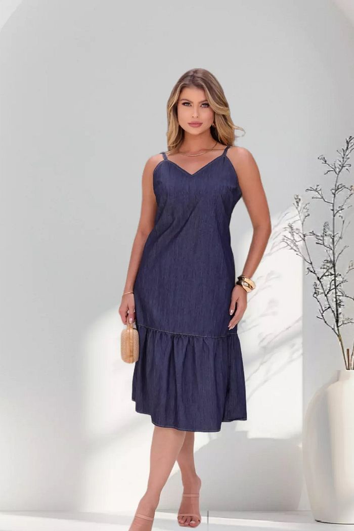 Vestido Midi Jeans