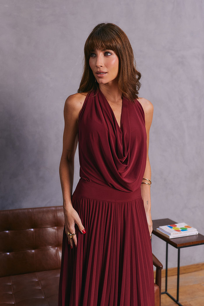 Blusa Malha Jersey Gola Degagê - Unique Chic