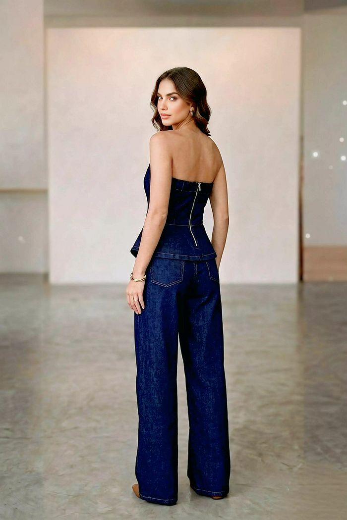 Calça Jeans Wide Leg