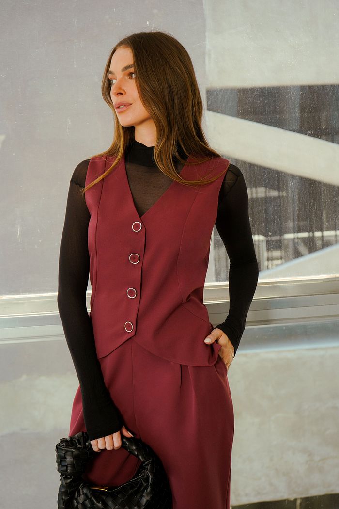 Colete Alfaiataria Botões - Donna Ritz