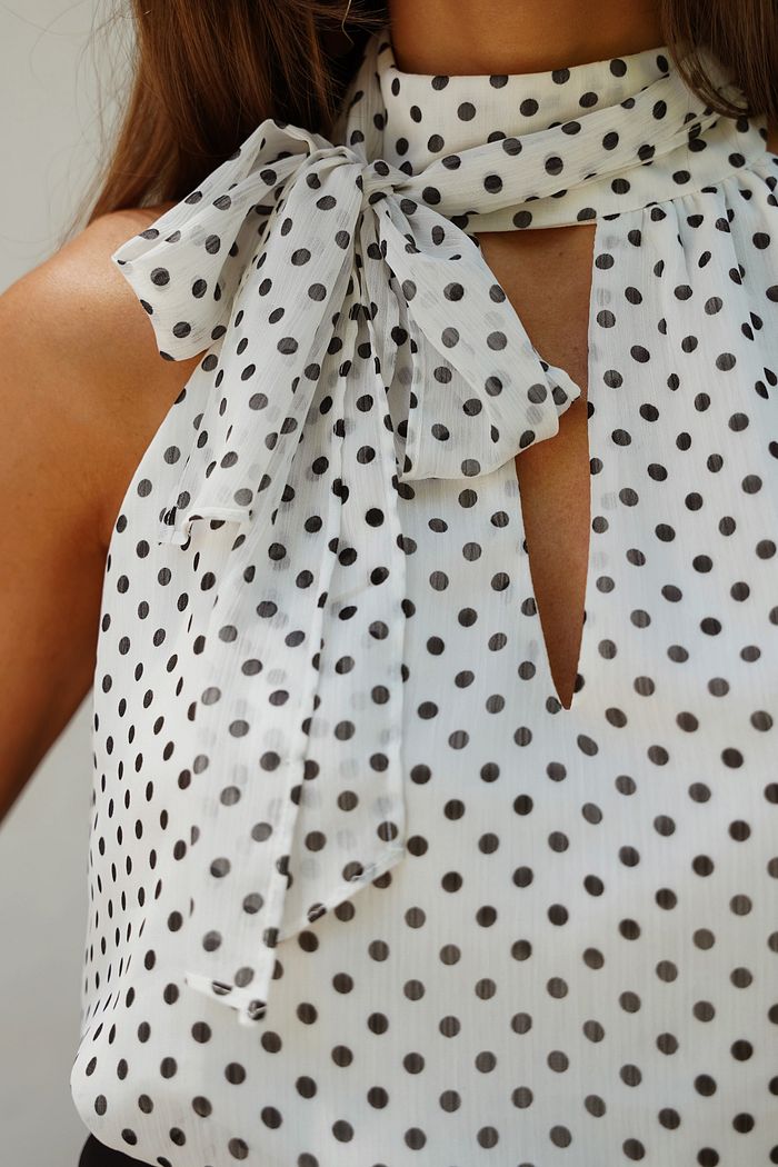 Regata Crepe De Poás Gola Laço - Doce Flor