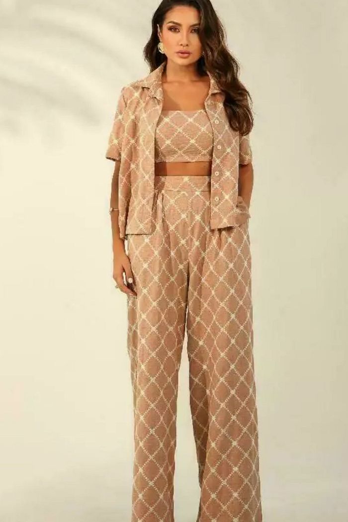 Camisa Com Top Bordado - Cris