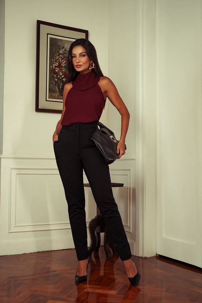 Calça Skinny Cotton Poliamida - Donna Ritz