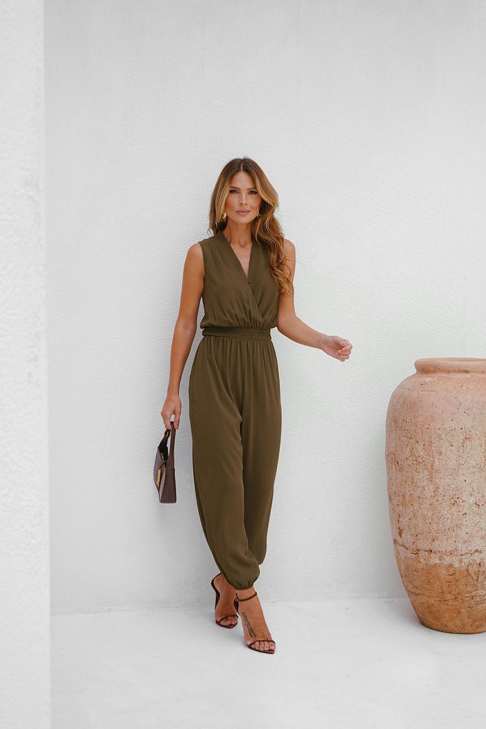 Macacão Harem Transpassado - Donna Ritz