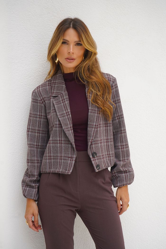 Jaqueta Xadrez - Donna Ritz