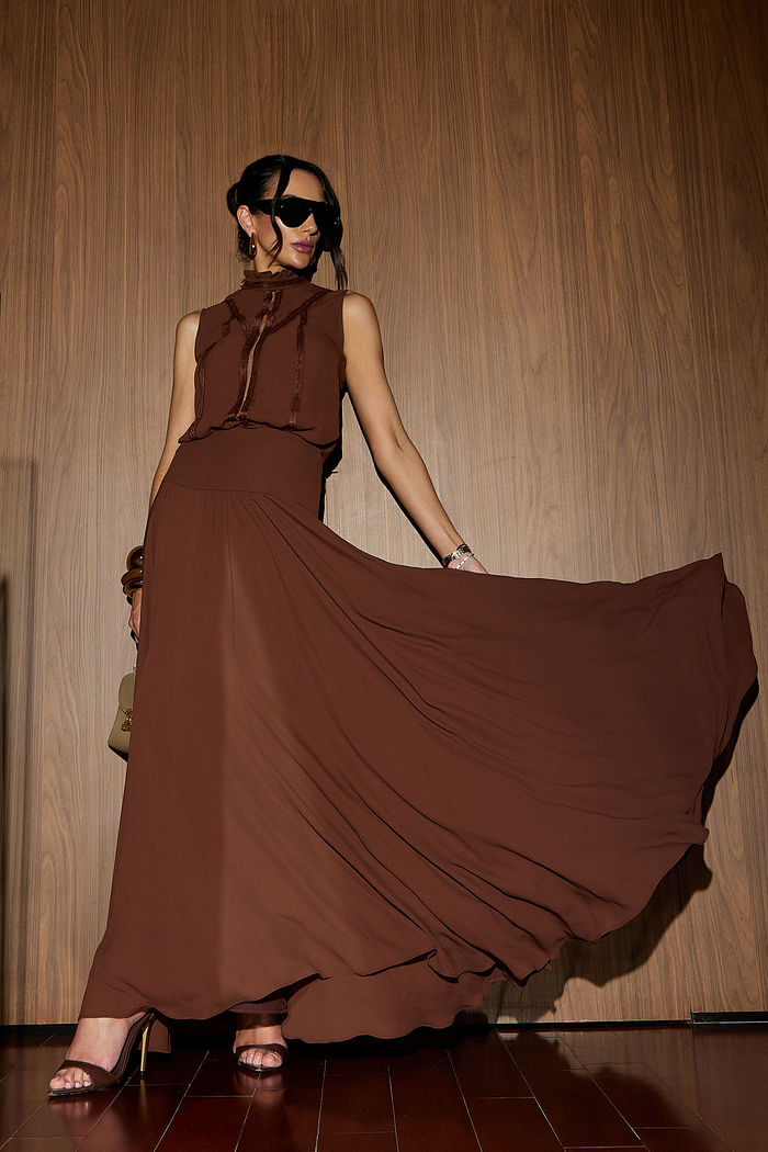 Saia Crepe Godê - Unique Chic