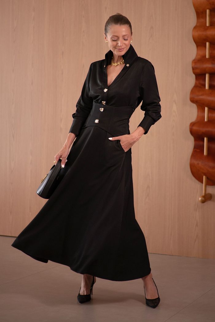 Saia Midi Viscose - Unique Chic