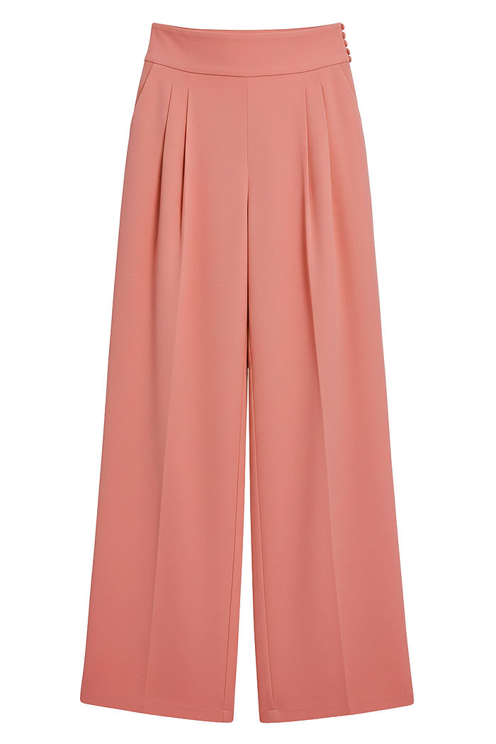 Calça Cós Com Pregas - Unique Chic