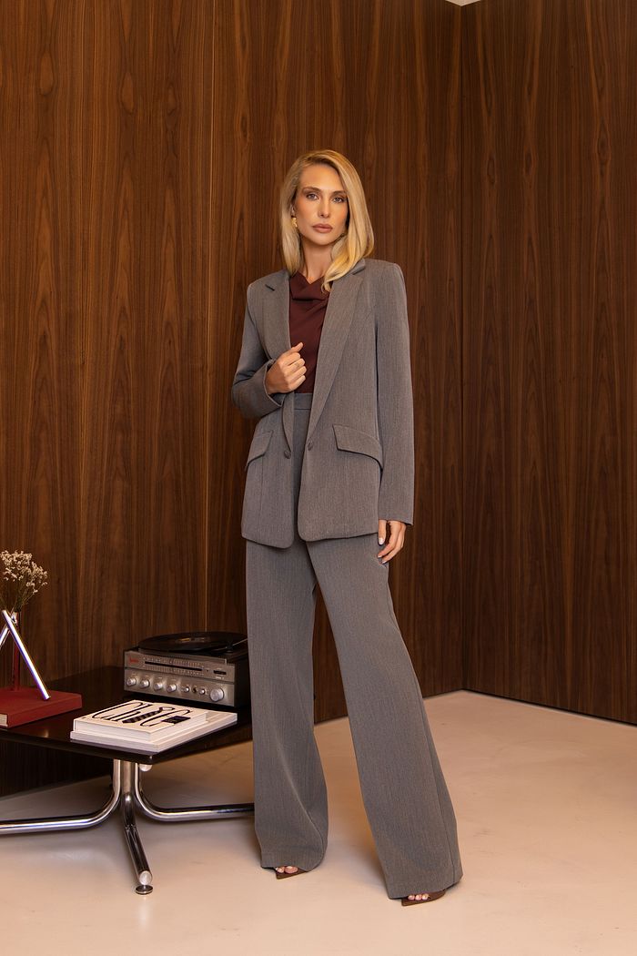 Calça Slim Passante Duplo - Donna Ritz