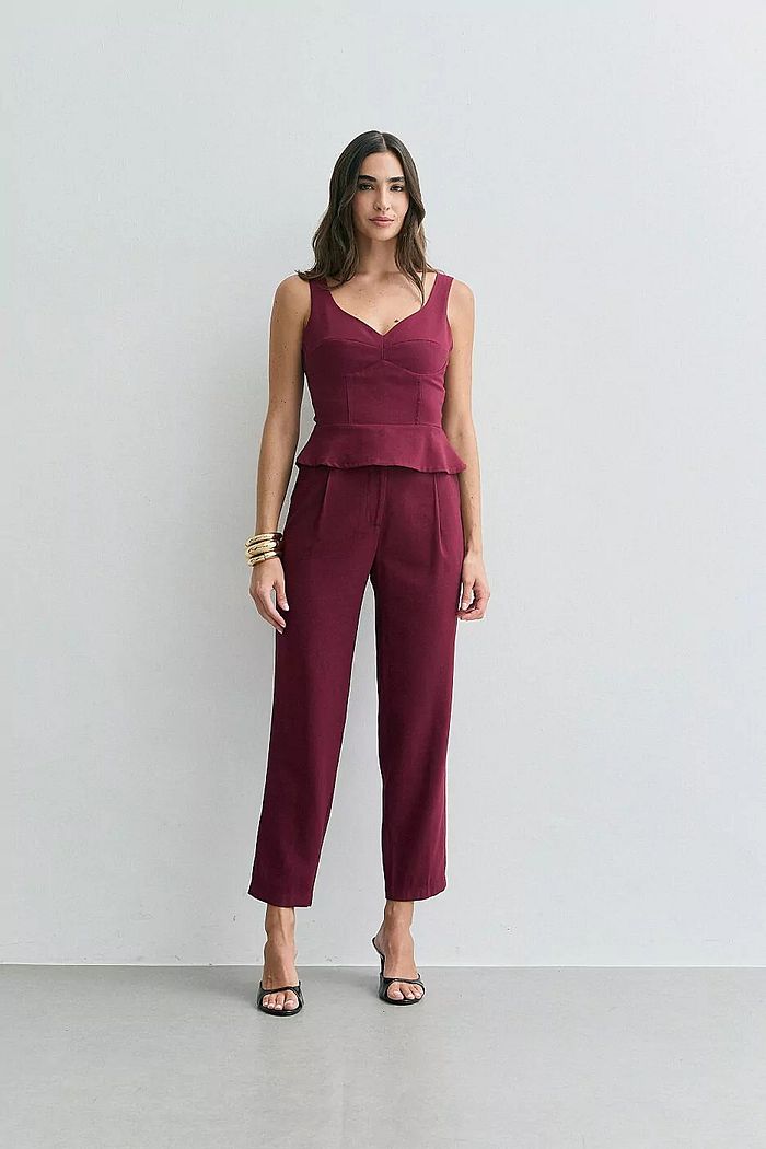 Calça Cenoura Alfaiataria