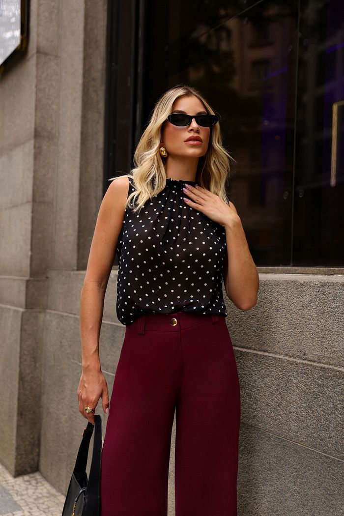 Blusa Crepe De Poás - Doce Flor