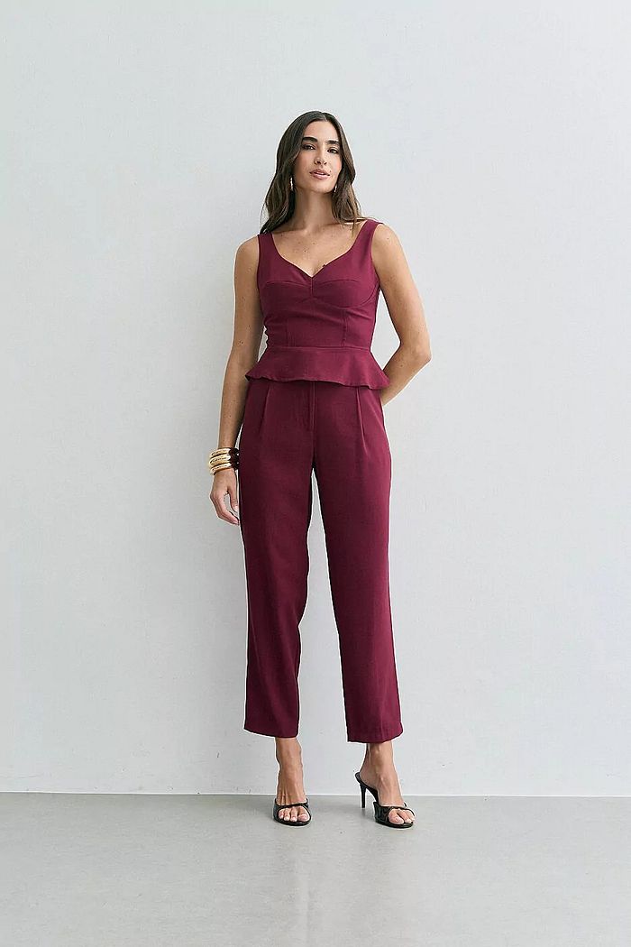 Calça Cenoura Alfaiataria