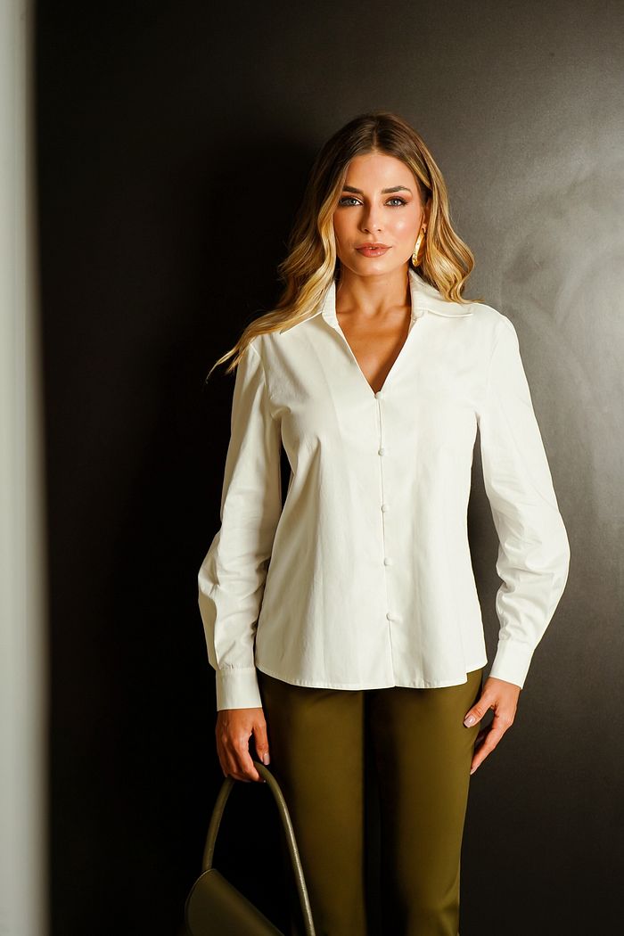 Camisa Tricoline Revel - Donna Ritz