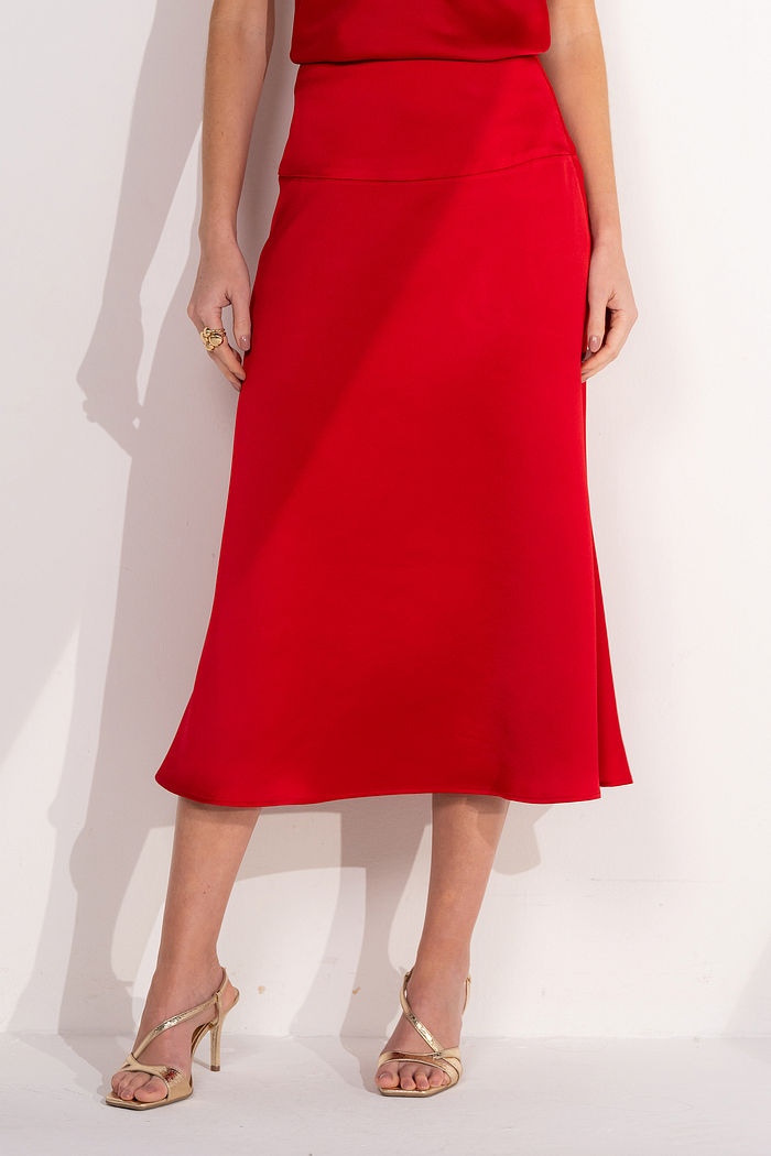 Saia Liane Acetinado - Unique Chic