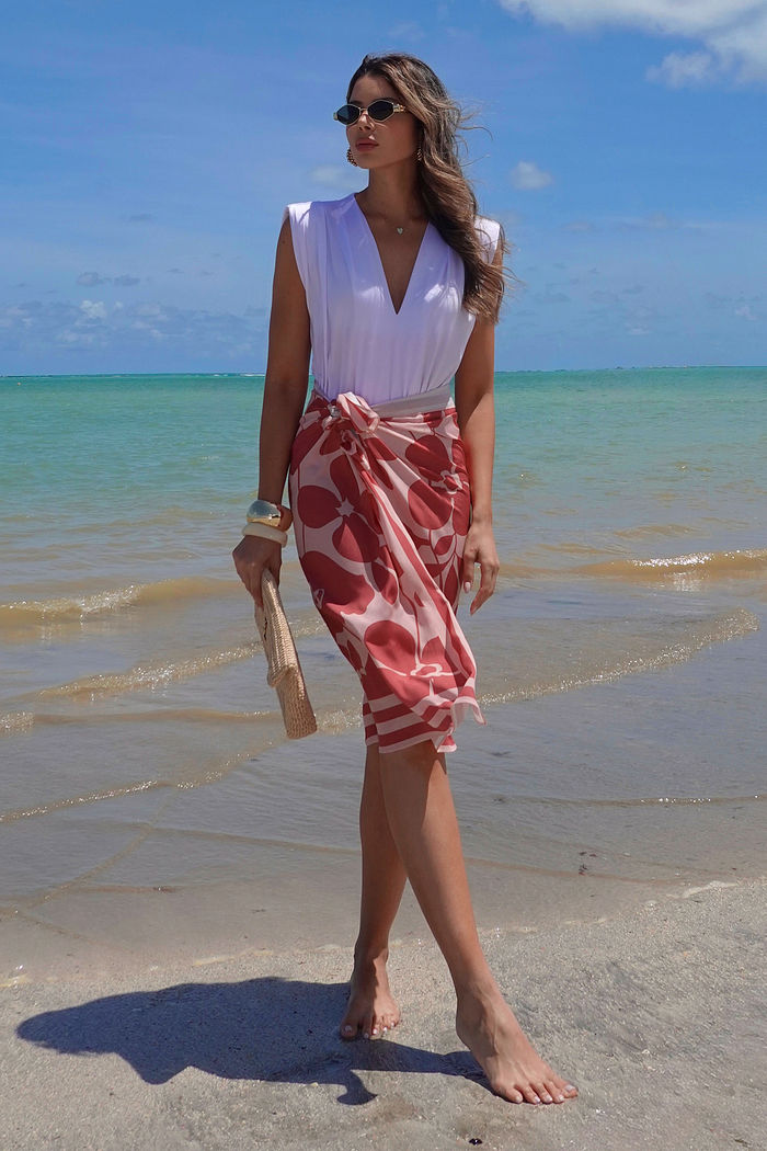 Kit Canga Estampada + Necessaire - Unique Chic