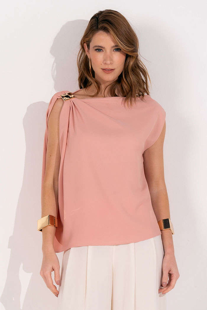 Blusa Raissa em Alfaiataria- Unique Chic