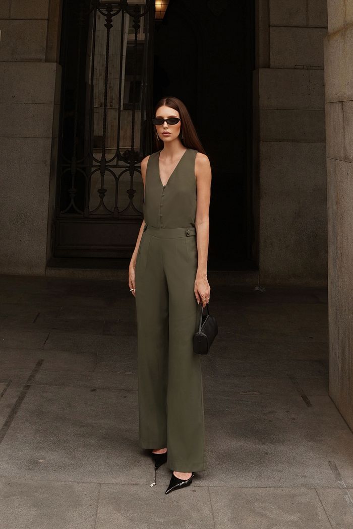 Calça Pantalona Martingale Cós - Doce Flor