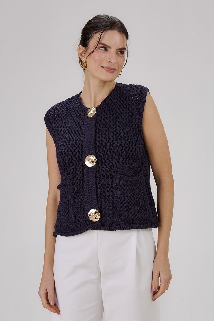 Colete Tricot- Unique Chic