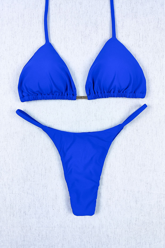 CONJUNTO SOL MARQUINHA | CORTININHA MÓVEL + CALCINHA SOL AZUL BIC LISO