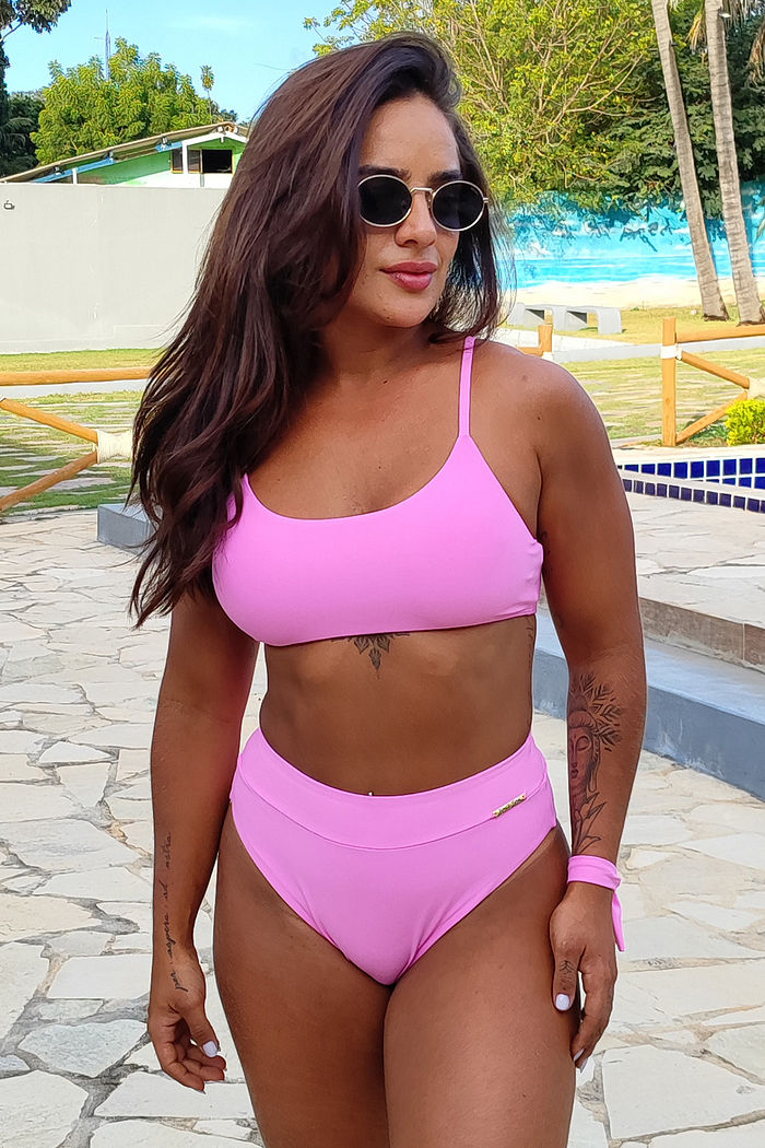 TOP DE BIQUÍNI CROPPED ALCINHA | SORVETE