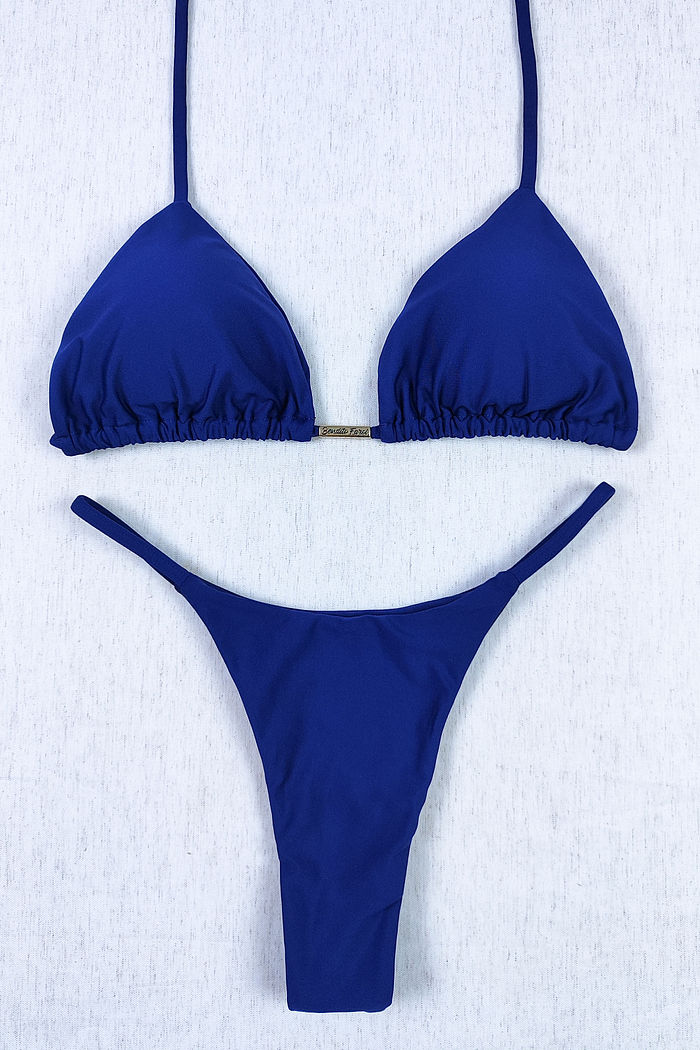 CONJUNTO SOL MARQUINHA | CORTININHA MÓVEL + CALCINHA SOL MARINHO LISO