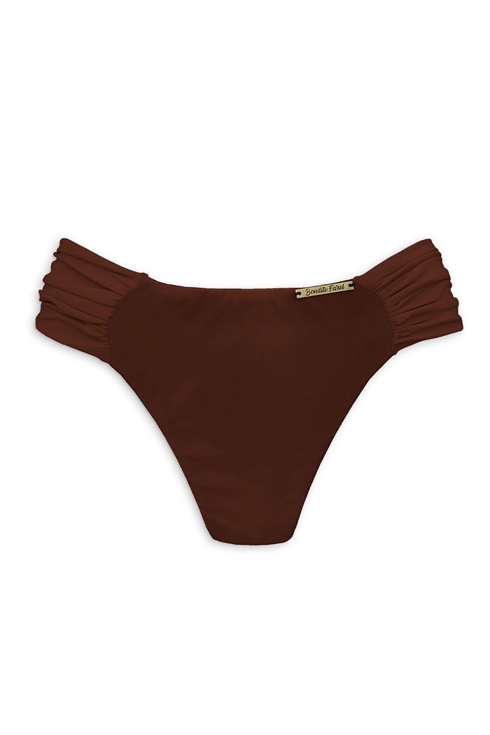 CALCINHA DE BIQUÍNI BORBOLETA INTEIRA | MARROM