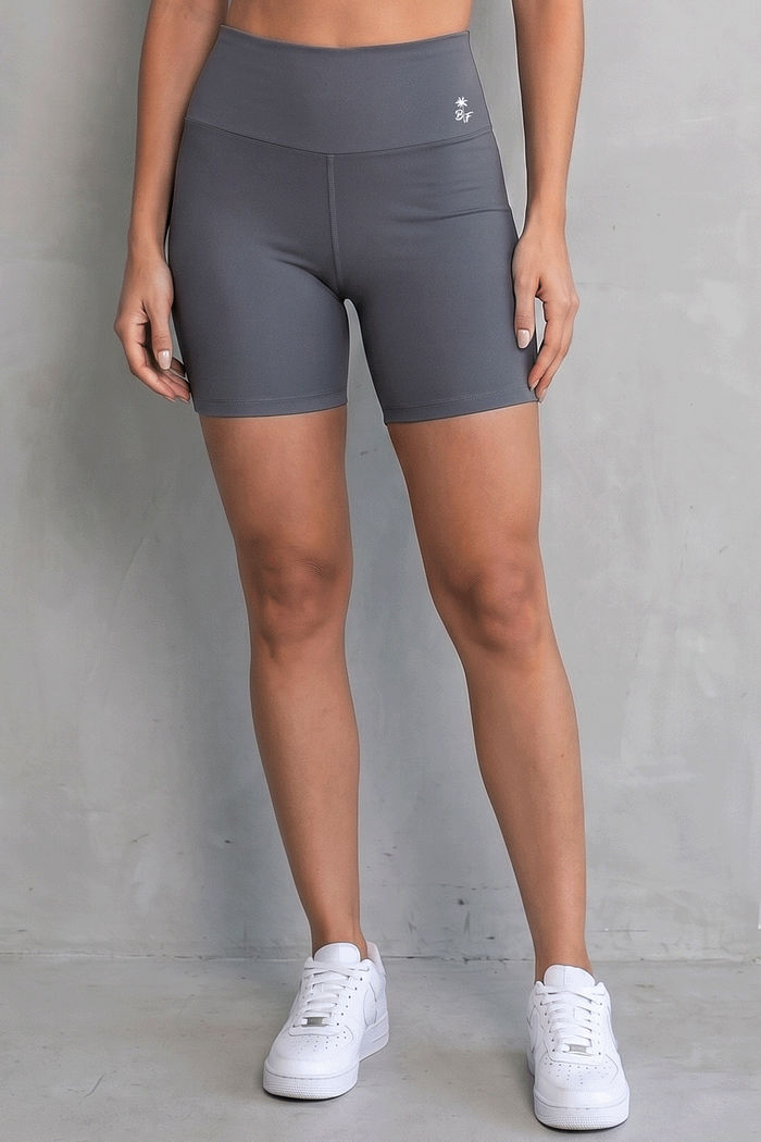 SHORT FITNESS FEMININO AÇO BENDITO FAROL - ZERO TRANSPARÊNCIA