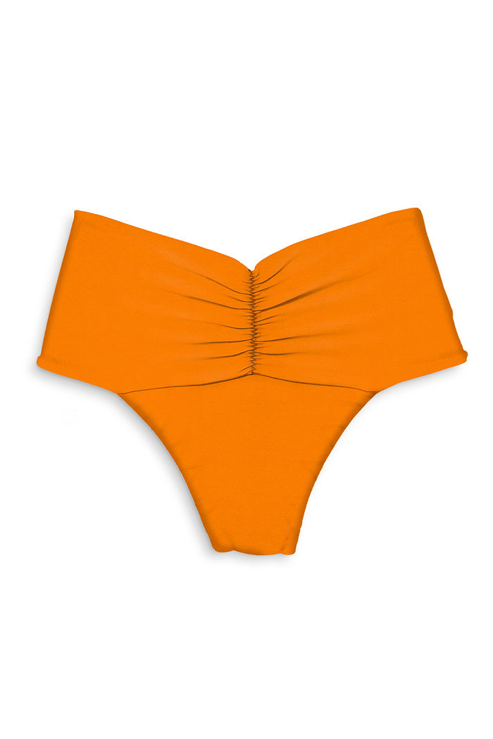 CALCINHA DE BIQUÍNI EFEITO LIPO | LARANJA CITRUS