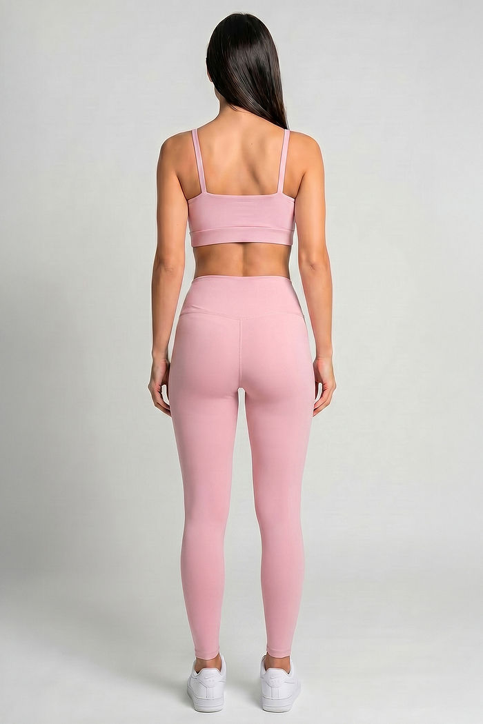 CONJUNTO FITNESS FEMININO TOP E LEGGING GLOSS BENDITO FAROL