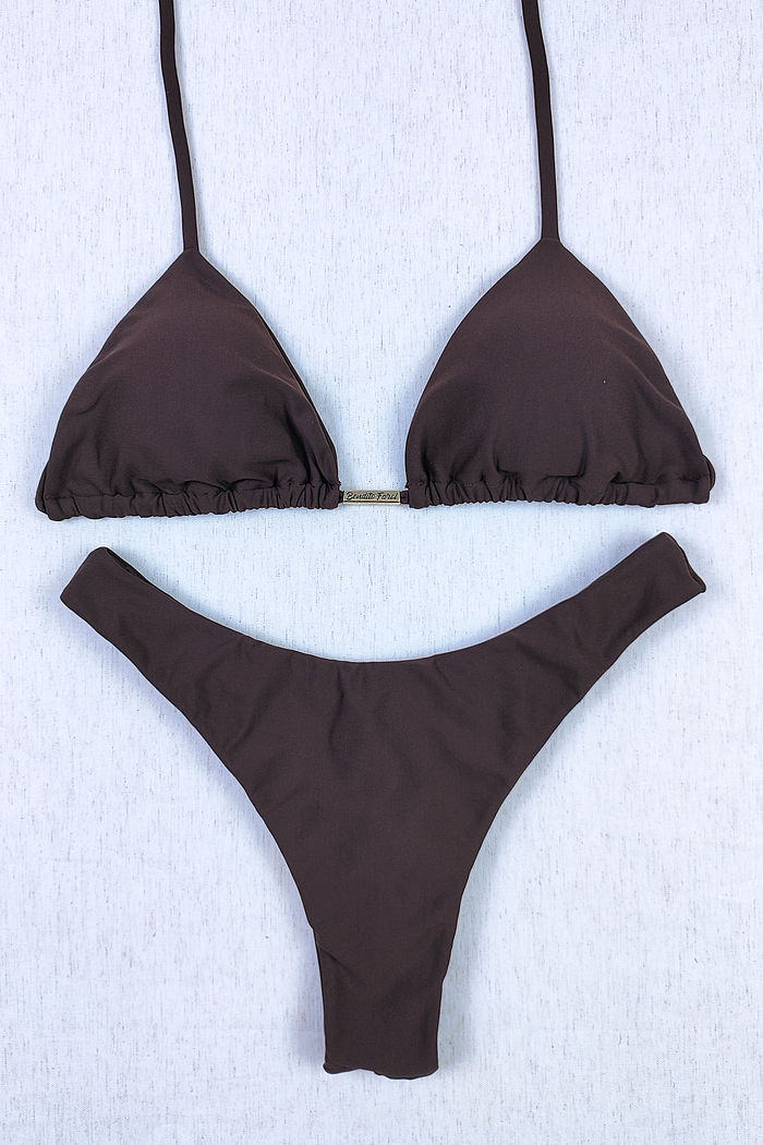 CONJUNTO MANU | CORTININHA MÓVEL + ASA DELTA CHOCOLATE LISO