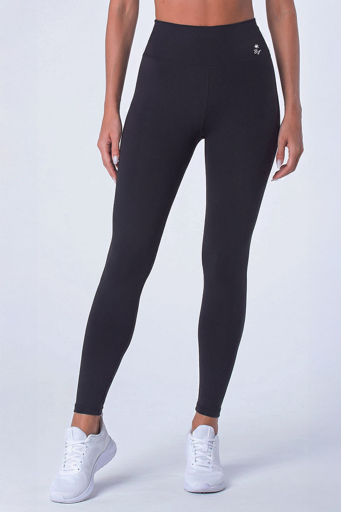 LEGGING FITNESS FEMININA PRETO BENDITO FAROL - ALTA COMPRESSÃO E ZERO TRANSPARÊNCIA