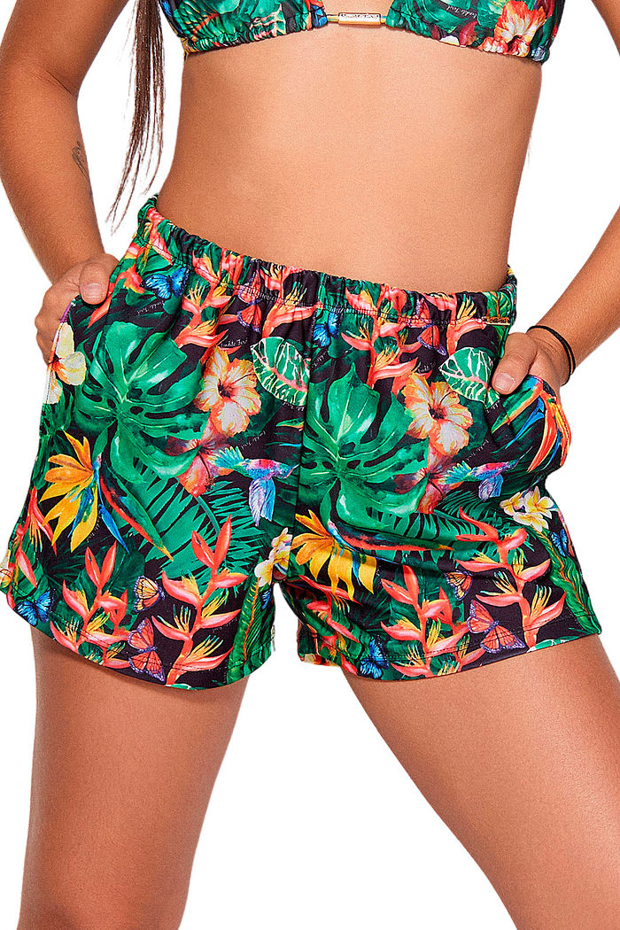 SHORTS JU | SHORTS FEMININO DE PRAIA AGATHA