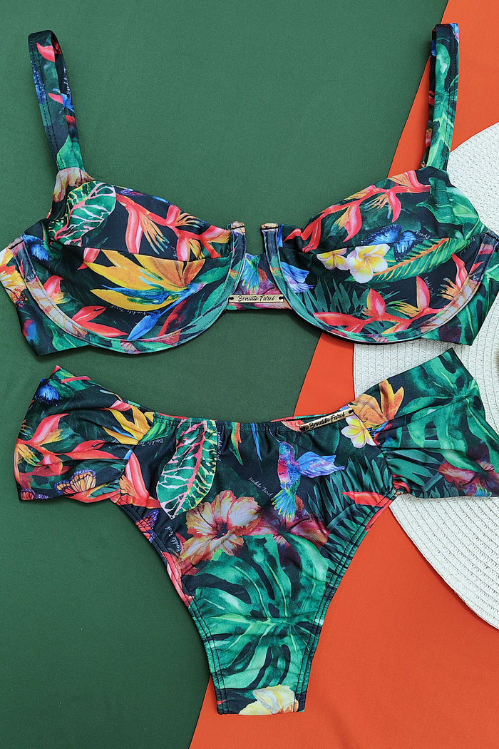 CONJUNTO BIQUÍNI | MEIA TAÇA UP + BORBOLETA INTEIRA AGATHA