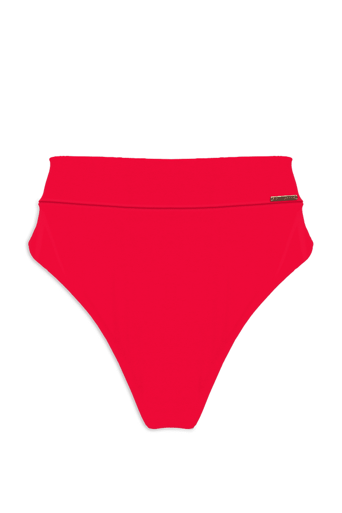 CALCINHA DE BIQUÍNI HOT PANTS CÓS | VERMELHO LISO