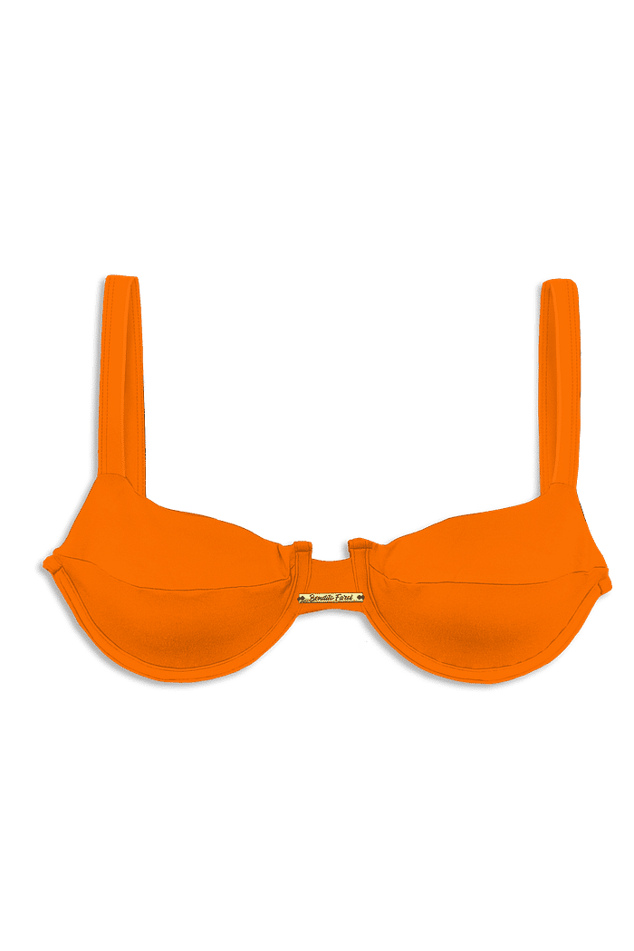 TOP DE BIQUÍNI MEIA TAÇA UP | LARANJA CITRUS