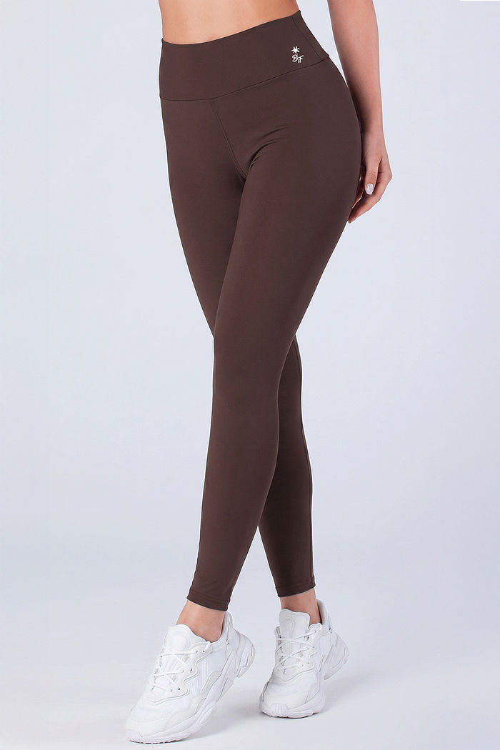 LEGGING FITNESS FEMININA MARROM BENDITO FAROL - ALTA COMPRESSÃO E ZERO TRANSPARÊNCIA