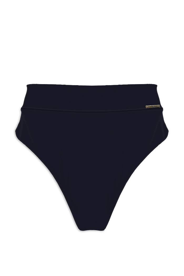 CALCINHA DE BIQUÍNI HOT PANTS CÓS | PRETO LISO