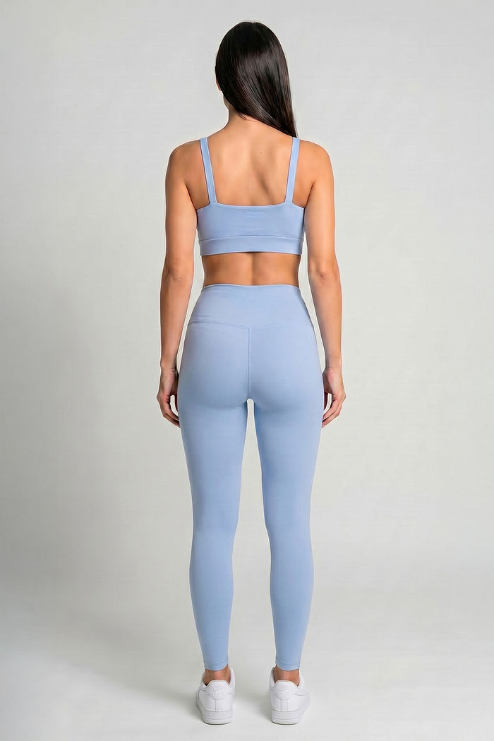 CONJUNTO FITNESS FEMININO TOP E LEGGING FROZEN BENDITO FAROL
