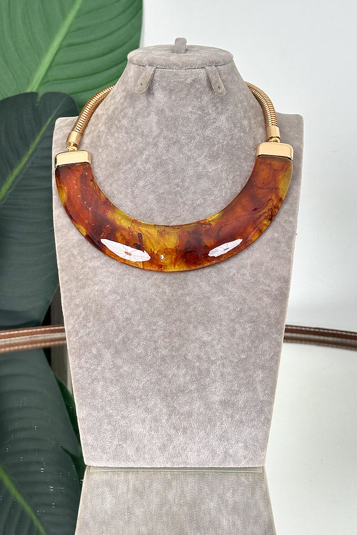 COLAR REBECA - CARAMELO