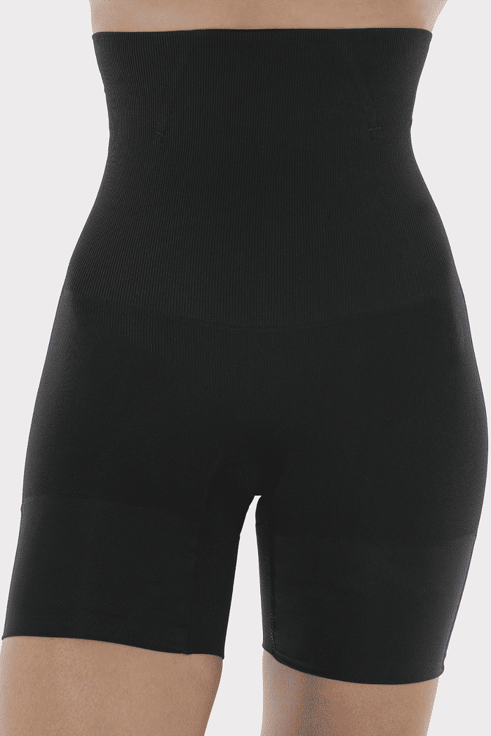 BERMUDA CINTA DEMILLUS ALTA MODELLARE BIANCA - PRETO