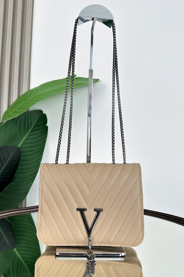 BOLSA COURO ECO GEORGIA - BEGE