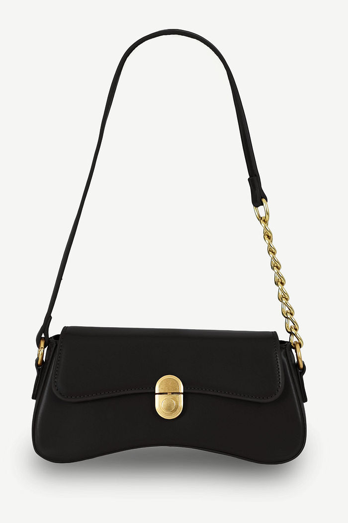 BOLSA COURO ECO TAINARA - PRETO