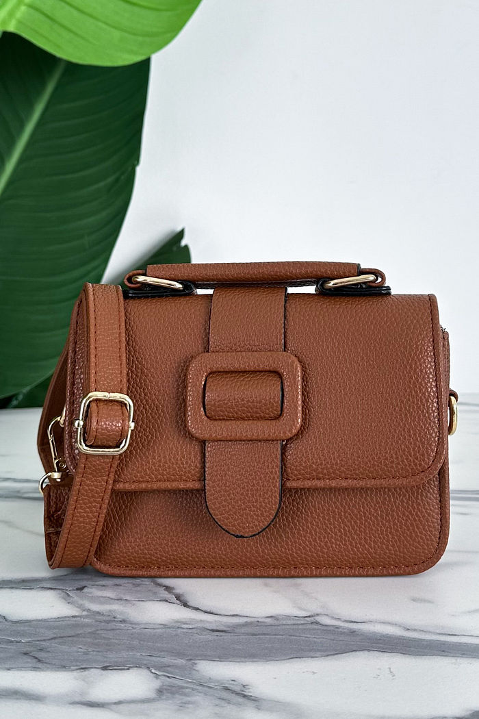 BOLSA COURO ECO MINI CLÉO - TERRACOTA