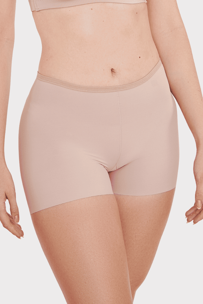 SHORT SENSE CORTE A LASER VIVIANE - BEGE