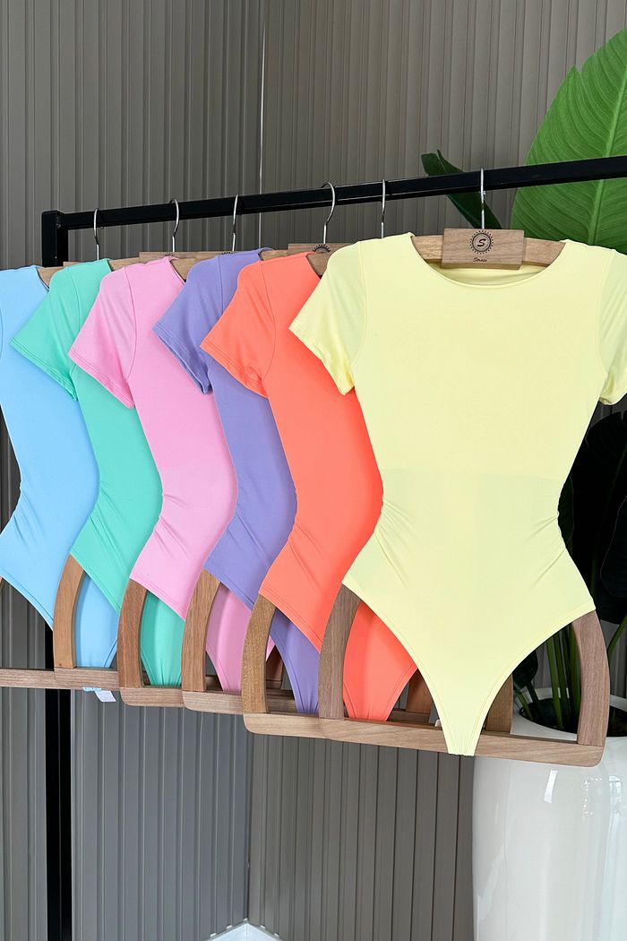 BODY MANGA CURTA CLAUDIA