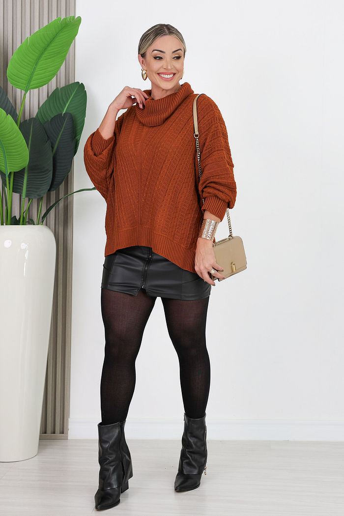 PONCHO TRICOT MODAL MELISSA