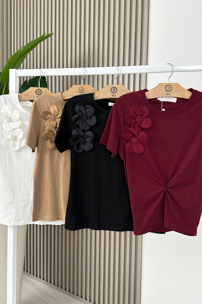 T-SHIRT MANGA CURTA AGNES