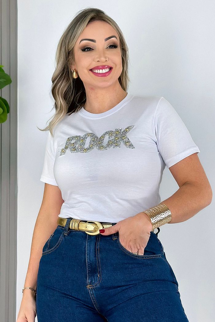 T-SHIRT MANGA CURTA LOLA