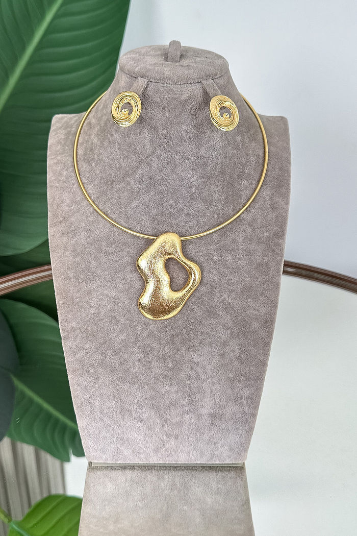 CONJUNTO CHOKER E BRINCO GRAZI